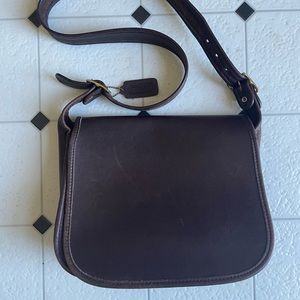 Coach 9170 Saddle Flap Front Shoulder Bag